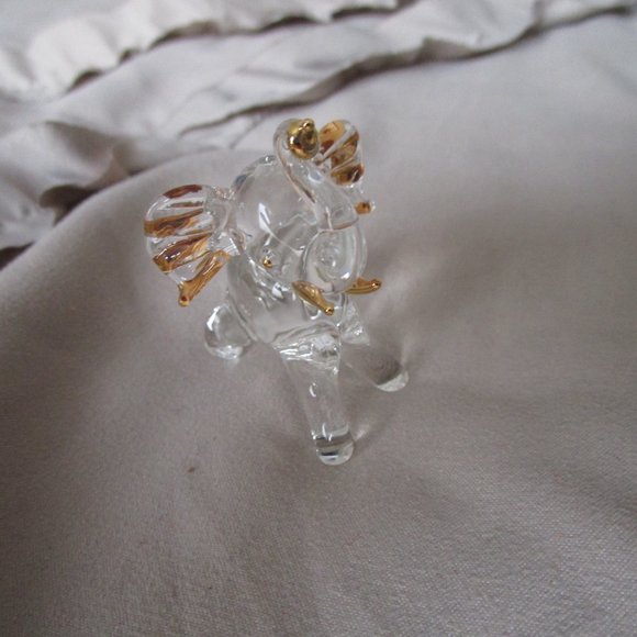 About Face Designs rare glass elephant figurine - Picture 2 of 7